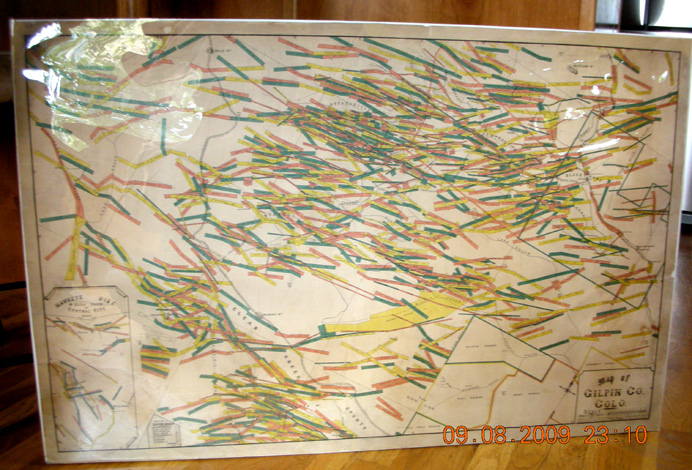MAP OF GILPIN COUNTY, COLORADO county maps of colorado. MAP OF GILPIN COUNTY, COLORADO