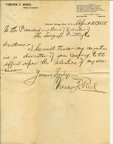 Verner Z. Reed letterhead 1898.jpg (47053 bytes)